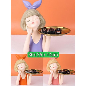 Mua CÔ GÁI BÊ KHÂY ĐỰNG ĐỒ CHÌA KHOÁ MỸ PHẨM DECOR SIÊU TIỆN DỤNG TRANG TRÍ NHÀ CỬA  BÌNH CÔ GÁI