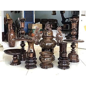 Mua bộ đồ thờ gỗ gụ lào