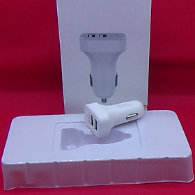 Adapter Đầu sạc ô tô kép 2 cổng usb 5V-2.1A Hàng nhập khẩu