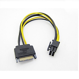 Cáp nguồn ổ cứng sang cáp nguồn VGA 6 pin