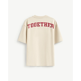 Áo thun tay ngắn nam nỉ phối vai Form Boxy - ROUTINE 10F25TSS019