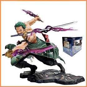 Mô hình One Piece RORONOA ZORO 3000 thế giới có 2 đầu 3 vòng hắc kiếm 