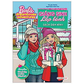 Sách Barbie Dreamhouse Adventures - Giáng Sinh Lấp Lánh (Sách dán hình)