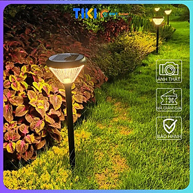 Mua Đèn cắm đất năng lượng mặt trời vỏ hợp kim nhôm CD07YE ánh sáng vàng