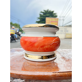 Mua Bát nhang sứ họa tiết đá hoa cương cao 8cm và 9cm