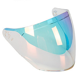 Helmet Visor Shield ,Open Face Shield Motorbikes Supplies Helmet Glass Fits for Kyt Nfj Helmets Easy to Install