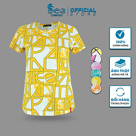Áo thun Nữ Chữ Cặp Tay ngắn Sea Collection 11630