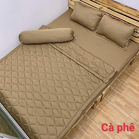 Ga - Drap Giường Lẻ Thun Mát Lạnh Lan Pham Bedding - Nâu Cà Phê