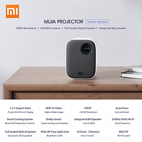 Máy Chiếu 4K 1080P HDR10 2.4G 5G Wifi 2GB+8GB Xiaomi Mijia DLP