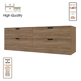 Hình ảnh [Happy Home Furniture] SCANDINA, Tủ đựng đồ 4 ngăn kéo, 160cm x 47cm x 53cm ( DxRxC), THK_103