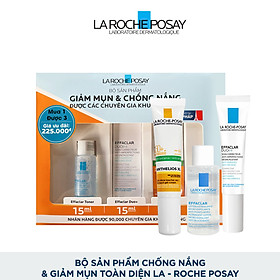 Bộ sản phẩm chống nắng và giảm mụn toàn diện La Roche Posay - La Roche Posay Official