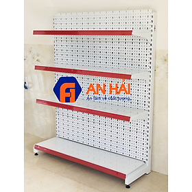 Mua KỆ ĐƠN siêu thị LƯNG TÔN LỖ cao 1m5 độc lập có 4 mâm tầng loại dày   chịu lực tốt