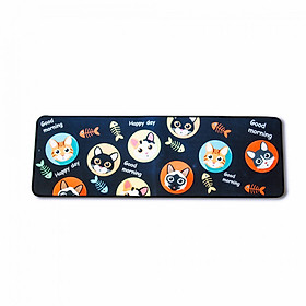 Carpet thảm trang trí nhà - CON MÈO GOOD MORNING 40x120cm