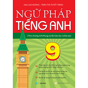 Hình ảnh sách Ngữ pháp Tiếng Anh lớp 9 (Theo CT Khung của Bộ GD&ĐT)