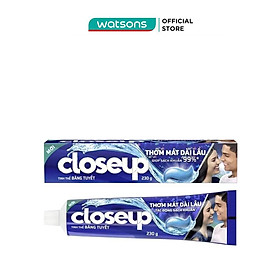 Kem Đánh Răng Closeup Thơm Mát Bất Tận Tinh Thể Băng Tuyết 230g