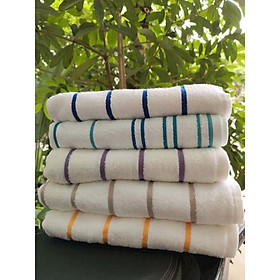 Mua Khăn Tắm Biển Size 70x150cm 100% Cotton Khăn Tắm Khách Sạn Cao Cấp Xuất Khẩu Họa Tiết Kẻ Sọc