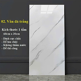 Bộ 10 Tấm Xốp Dán Tường 3D PVC Giả Đá 60x30cm Keo Sẵn Dày 2,5mm Cao Cấp Cho Tường Nhà Sang trọng, Đẳng Cấp