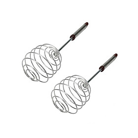Combo 2 dụng cụ đánh trứng inox cầm tay cỡ nhỏ GS00020