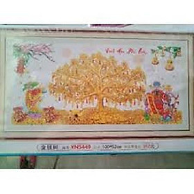 Tranh đính đá Vinh hoa Phú Quý -YN5449