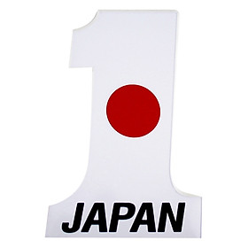 Nơi bán Sticker Hình Dán Metal Số 1 Cờ Nhật Japan - Giá Từ -1đ