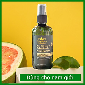 Xịt mọc tóc nhanh tinh dầu vỏ bưởi Tabaha 120ml dành cho Nam giới bị rụng tóc, tóc thưa
