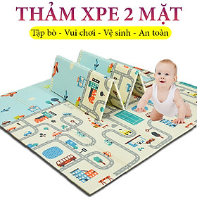 Thảm lót xốp xpe 2 mặt phủ silicon chống thấm 1m8 x 2m