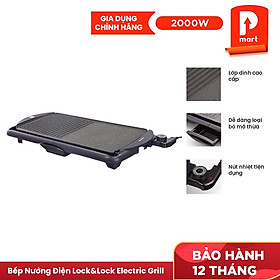 Bếp Nướng Điện Lock&Lock Electric Grill EJG231 (2000W) - Hàng Chính Hãng
