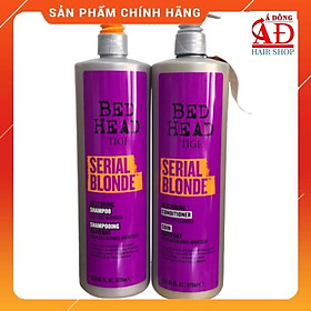 Bộ dầu gội xả tigi serial blond cho tóc nhuộm tẩy sáng usa