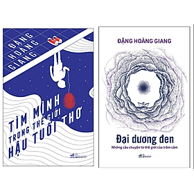 Sách - Combo tìm mình trong thế giới hậu tuổi thơ và Đại dương đen tặng bookmark Vadata