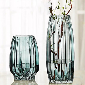 Mua Bình hoa thủy tinh vân dọc độc đáo nhiều màu - Bình bông  Lọ hoa thủy tinh decor bàn ăn  tiệc cưới và quà tặng