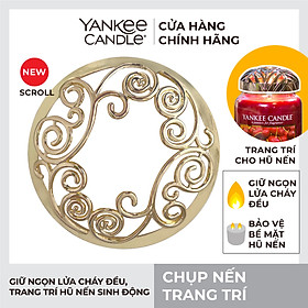 Chụp nến trang trí Yankee Candle - Antique Gold Scroll