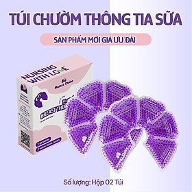 Túi Chườm Ngực Mama's Choice, Chườm Nóng Lạnh Giúp Mẹ Thông Tắc Tia Sữa, Kích Sữa, Giảm Đau Ti Hiệu Quả, Hộp 2 Túi