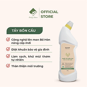 Nước Tẩy Bồn Cầu Hữu Cơ Diệt Khuẩn ECOCARE 1000ml Hương Cam Bạc Hà Sả