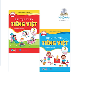 Sách - Combo Bài Tập Tuần và Đề Kiểm Tra Tiếng Việt Lớp 2 - Chân Trời Sáng Tạo - Học Kì 1 (2 cuốn)