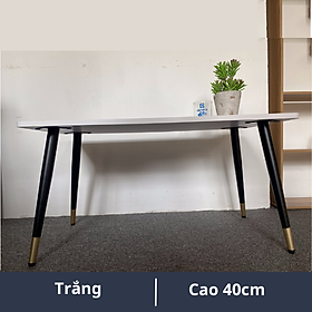 Mua Bàn trà sofa chân sắt sơn tĩnh điện  mặt bàn gỗ mdf màu vân đá sang trọng  Bàn trà phòng khách hình chữ nhật thiết kế ngồi bệt  ngồi cao đơn giản hiện đại