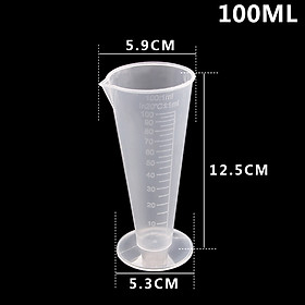 Mua Bộ 4 Ly Đong Nhựa Có Vạch Chia Định Lượng 100ml