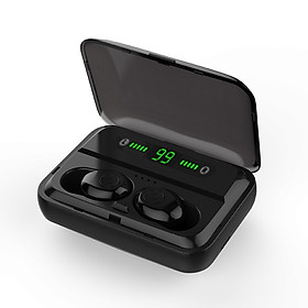 F9 Bluetooth 5.0 True Wireless Bluetooth Earphones TWS Earbuds with Digital Display Stereo Music Headphones IPX7