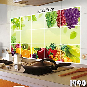 Mua Giấy Dán Bếp Tráng Nhôm Chịu Nhiệt Chống Dầu Mỡ Khổ 45 x 75 cm