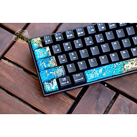 Mua Set nút bàn phím cá koi phối màu san hô tiểu cảnh - Keycap artisan handmade
