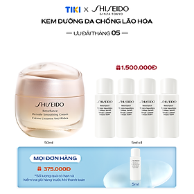 Hình ảnh Review Kem dưỡng da chống lão hóa Shiseido Benefiance Wrinkle Smoothing Cream 50ml