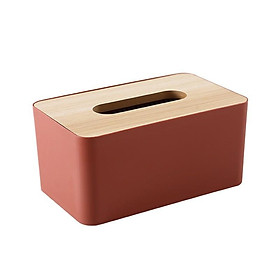 Mua  HSP55  Hộp Đựng Khăn Giấy Nắp Gỗ  SIÊU SALE   SIÊU XINH  Hộp Giấy Decor Để Bàn Siêu Sang Happyhome1977