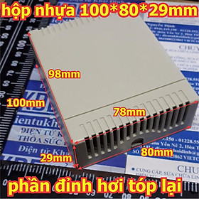 2 cái hộp nhựa trắng hộp mạch điện 100*80*29 kde3195