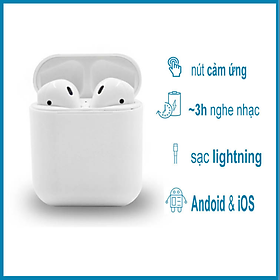 Tai nghe Bluetooth Inpods 12 - Cảm biến vân tay, chống nước,màu sắc đa dạng- 5 màu sắc lựa chọn