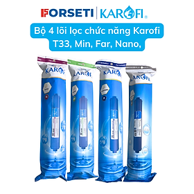 Combo 4 lõi chức năng Karofi (T33, Min, Far, Nano) - Hàng chính hãng