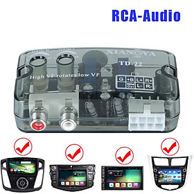Bộ chuyển đổi tín hiệu âm thanh RCA 12V chuyên dụng cho xe hơi