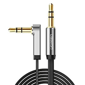 Mua Ugreen UG10598AV119TK 1.5M màu Đen Cáp âm thanh 2 đầu 3.5mm dương đầu vuông góc mạ vàng - HÀNG CHÍNH HÃNG