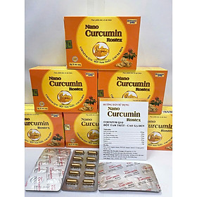 Combo 2 hộp Tinh nghệ Nano Curcumin Rostex Tam Thất Xạ Đen giảm viêm loét dạ dày - 30 viên