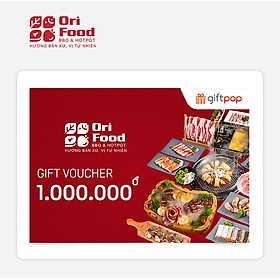 Evoucher Phiếu Quà Tặng Orifood BBQ & Hotpot 1000K