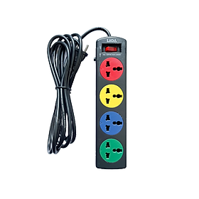 Mua Ổ cắm kéo dài đa năng LiOA 4 ổ cắm  1 công tắc  2 lõi dây 4D*2*N