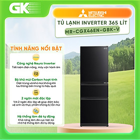 Mua Tủ Lạnh Inverter Mitsubishi Electric MR-CGX46EN-GBK-V (365L) - Hàng Chính Hãng